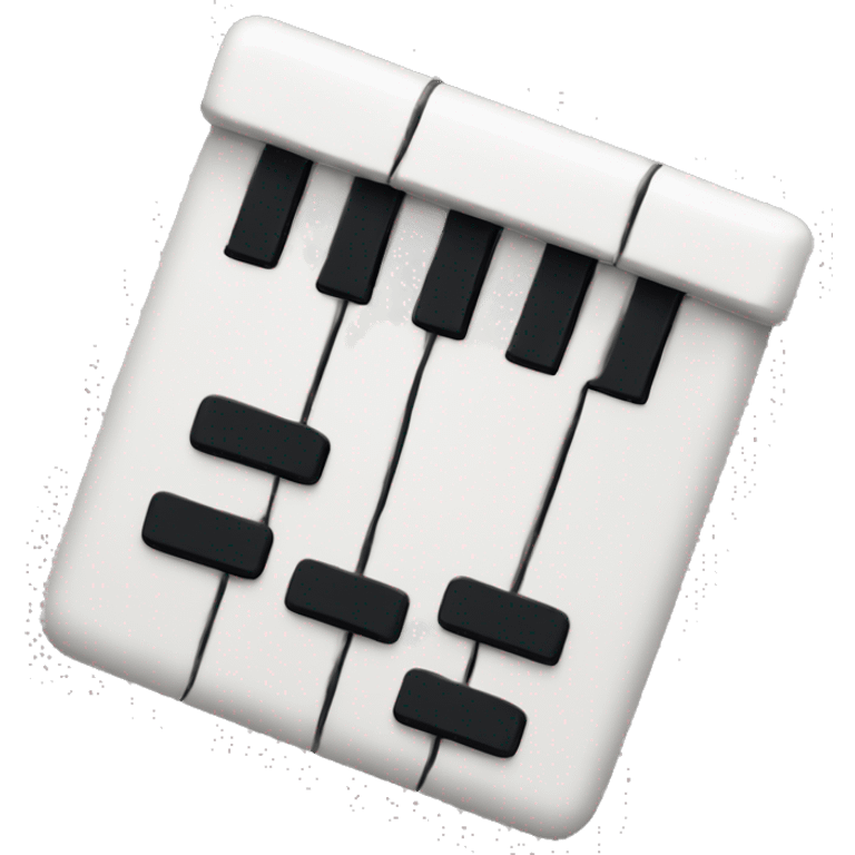 white keys emoji