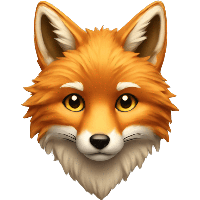 Fox with gold fur emoji