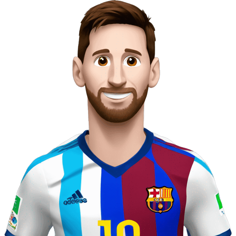 lionel messi with goat emoji