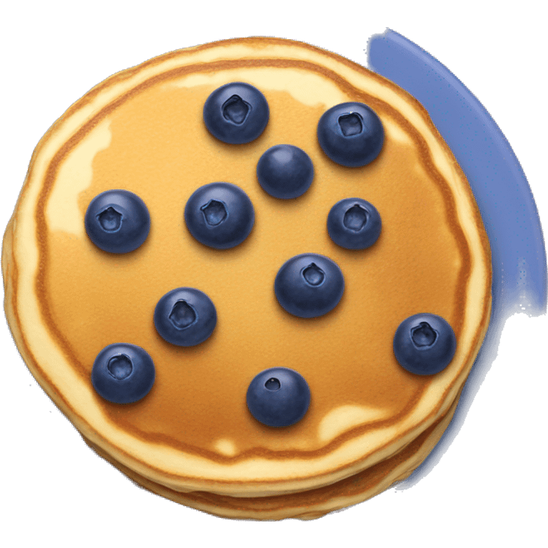 Blueberry pancakes  emoji