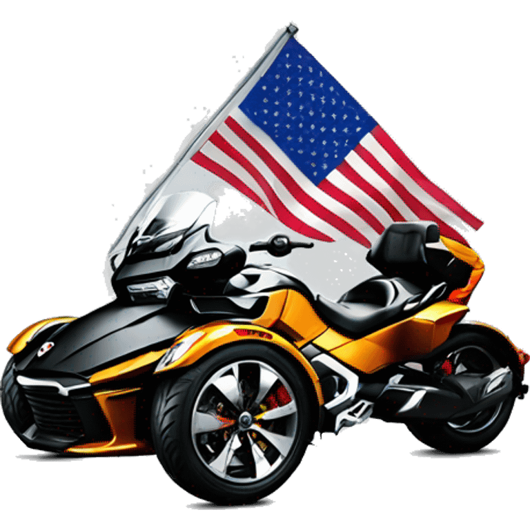 can-am-spyder  American flag emoji