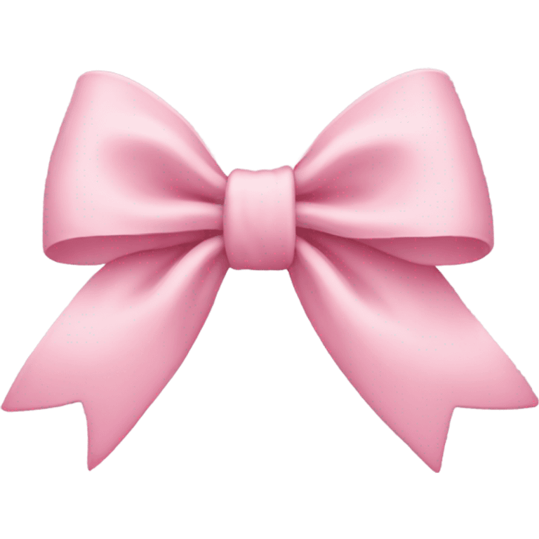 light pink bow emoji