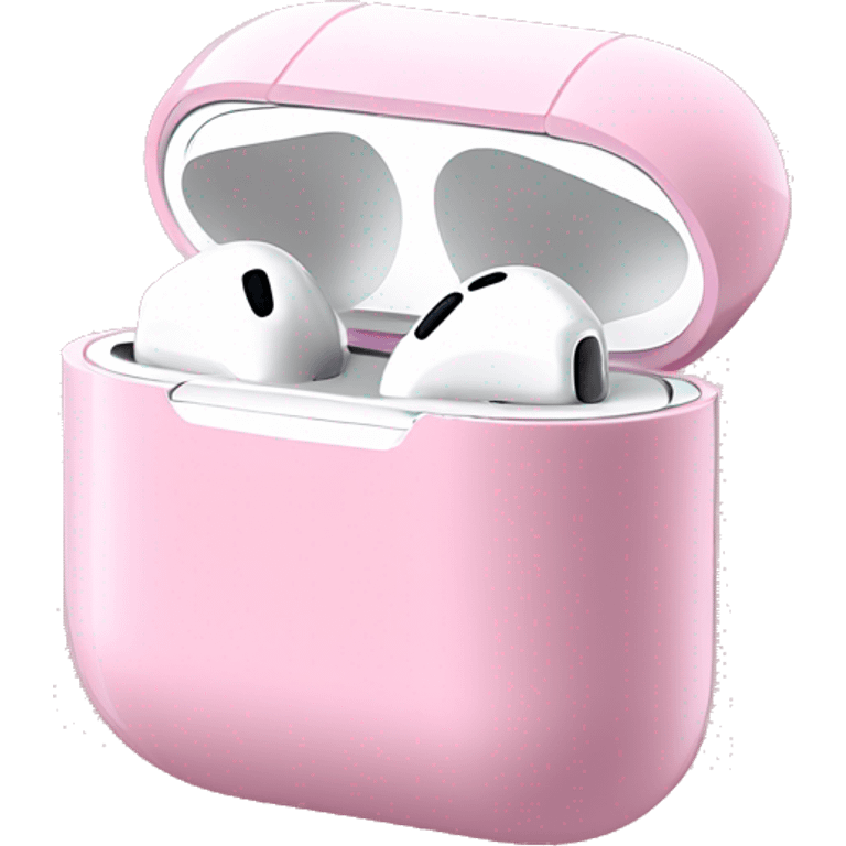 Pink AirPods emoji