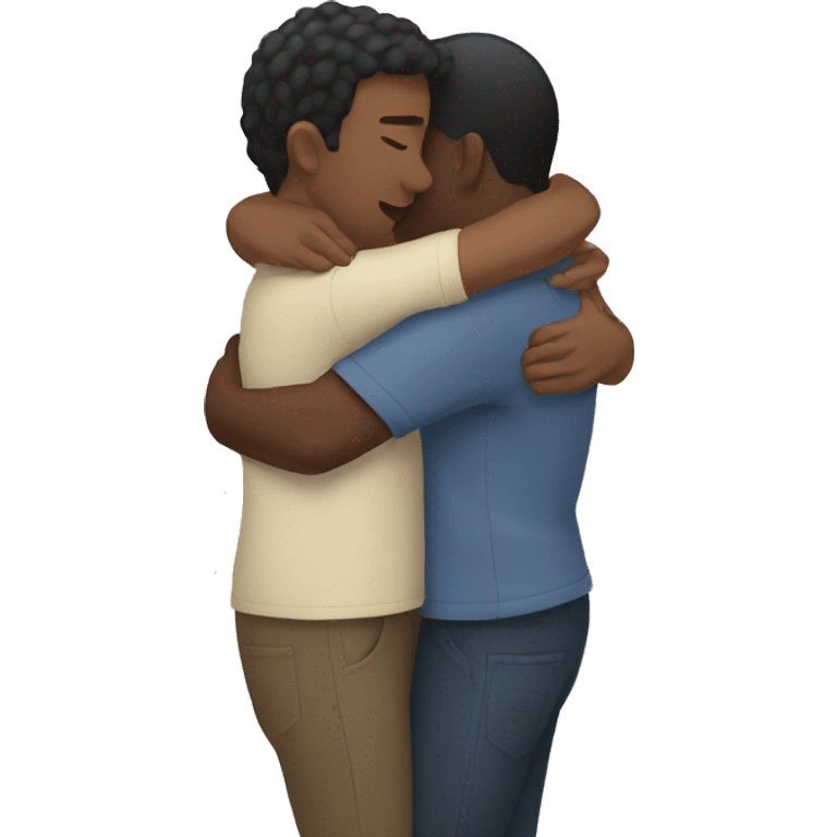 2 friends hugging  emoji