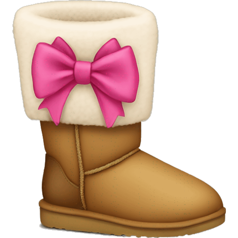 uggs with bow emoji