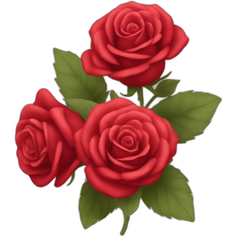 Rosas rojas emoji