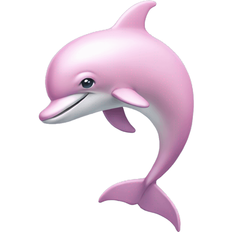 Pastel-pink-colors-dolphin emoji