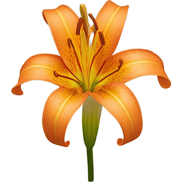 orange natal lily emoji