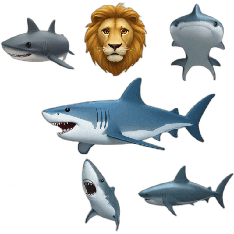 Lion Eutingen a shark emoji