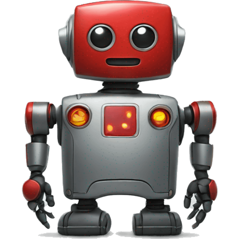 Robot with red DS on it emoji