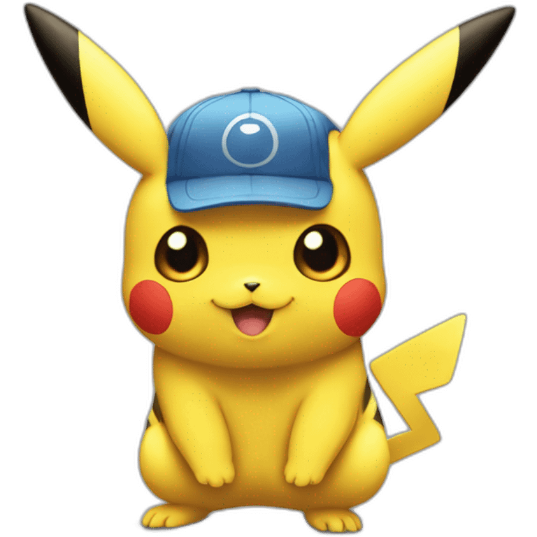 Pikachu avec tous les pokemon emoji