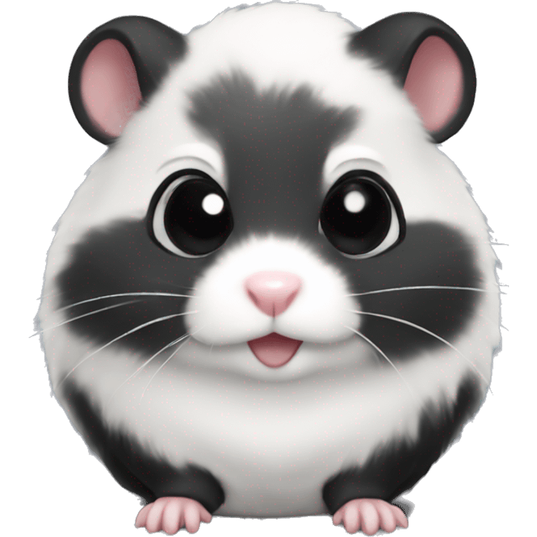 Black heart hamster emoji