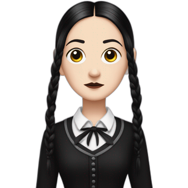 Wednesday Addams emoji