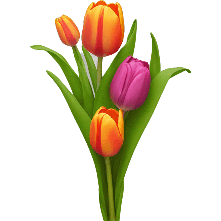 tulip bouquet emoji