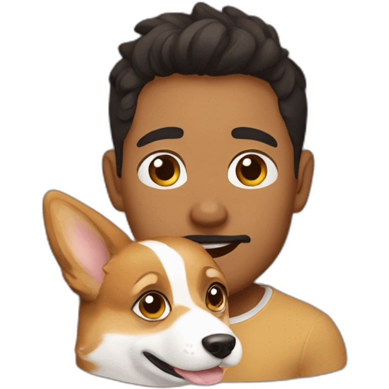 My brother wanting a corgi emoji