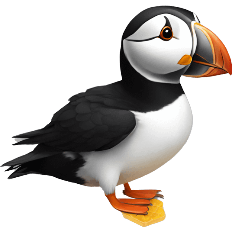 puffin in a honeycomb  emoji