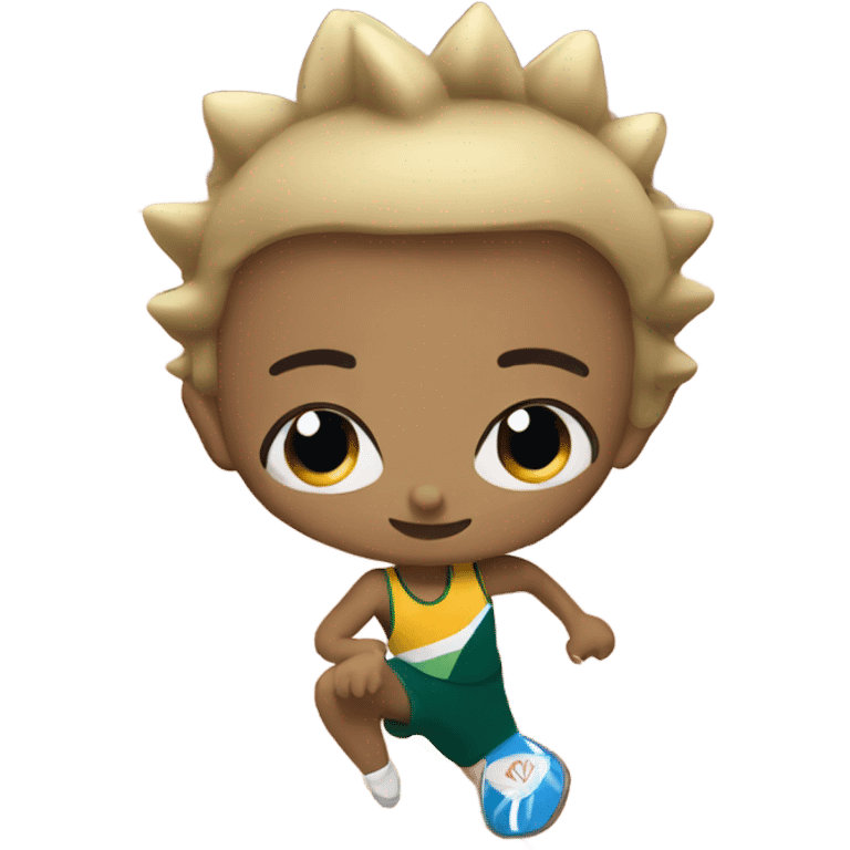 Cute track spike emoji