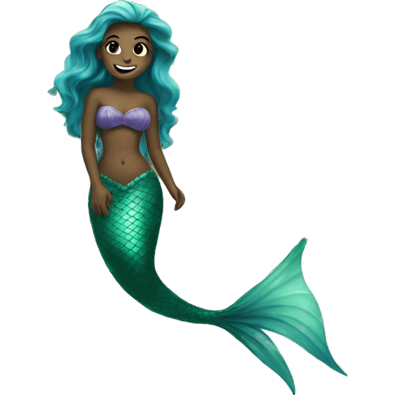 a mermaid in the sea emoji