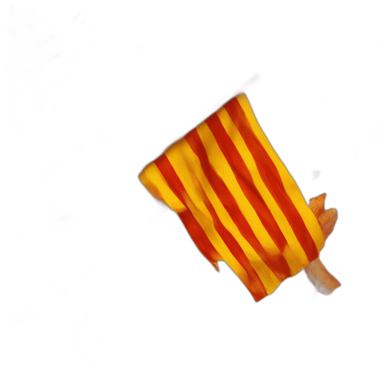 drapeau catalan emoji