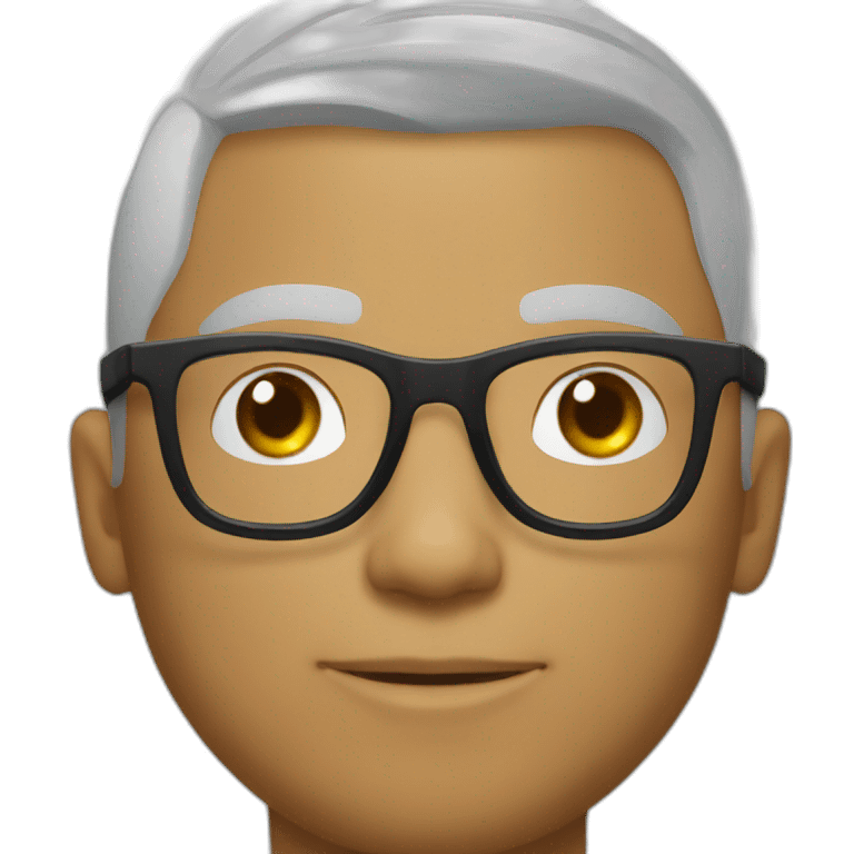 Ronaldo with glasses emoji