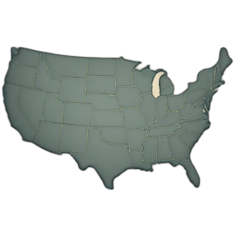 usa map emoji