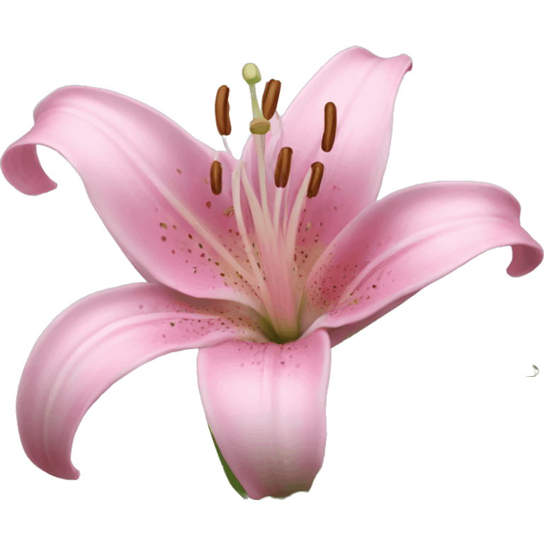 lily flower pink emoji