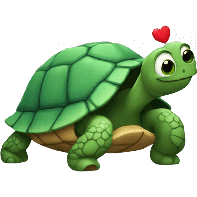 Tortuga con corazón  emoji