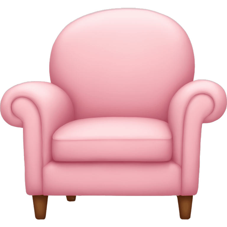 light pink cozy chair emoji