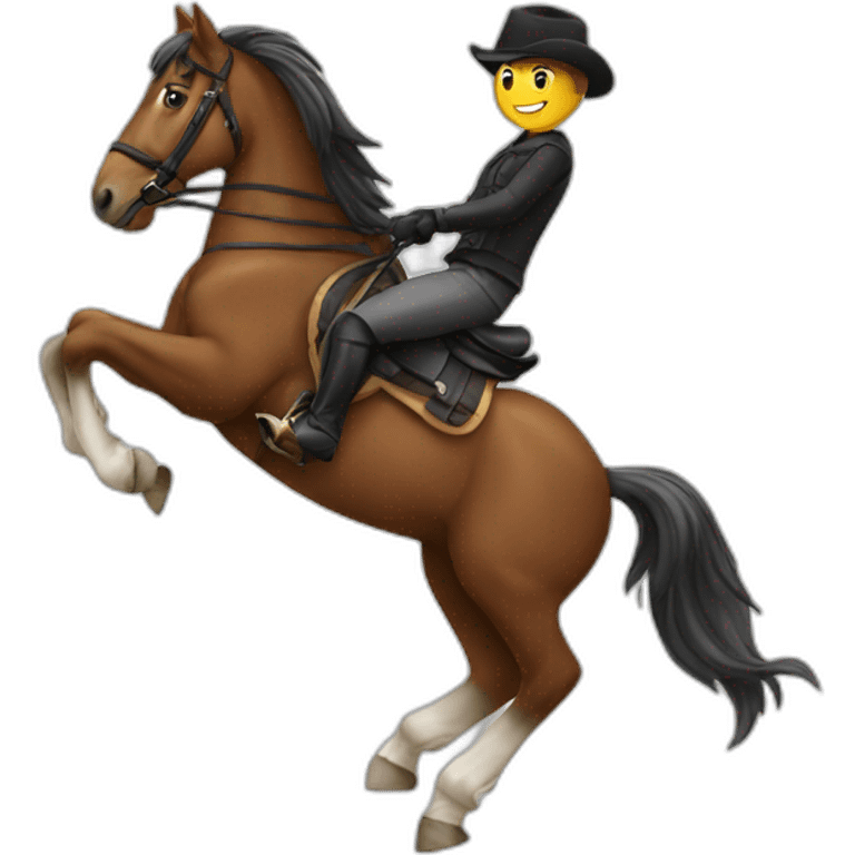 Horse riding emoji