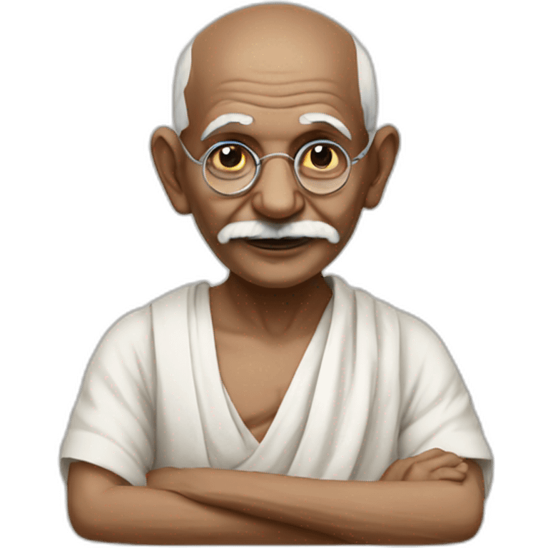 Mahatma Gandhi  emoji