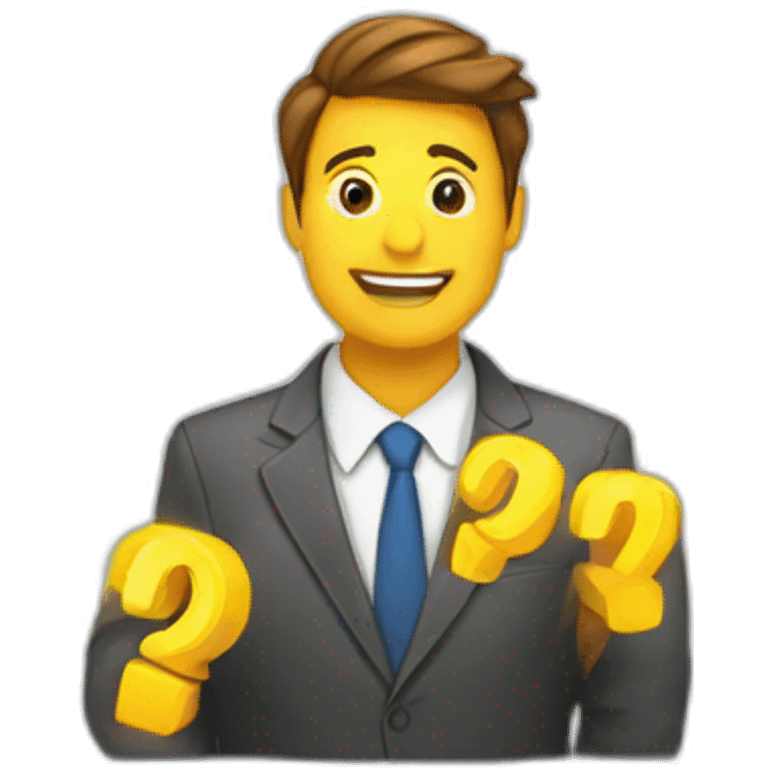 business growth with a flash emoji