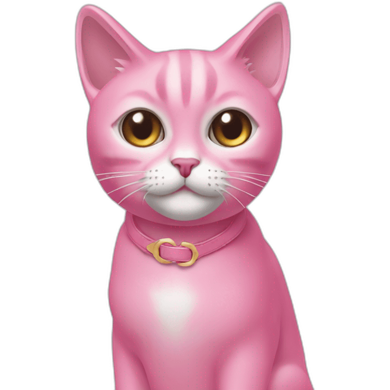 Ferragamo-猫-pink emoji