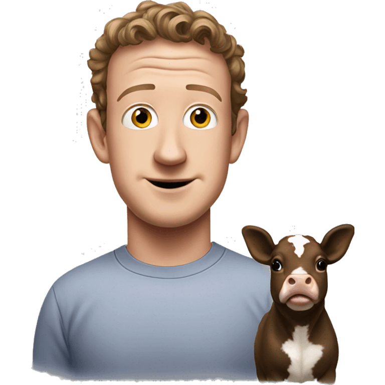 mark zuckerberg with cowbo emoji