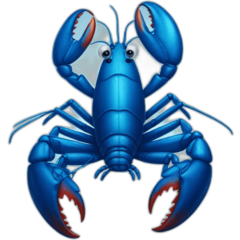 blue lobster emoji