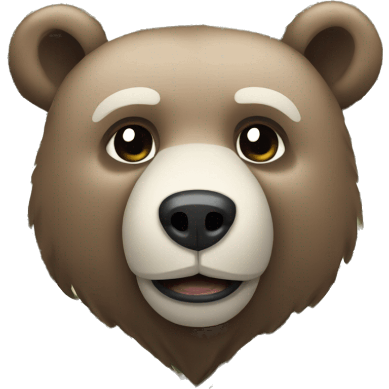 Bear will lots of money emoji