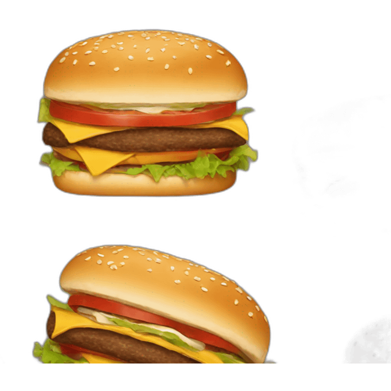 triple burger emoji