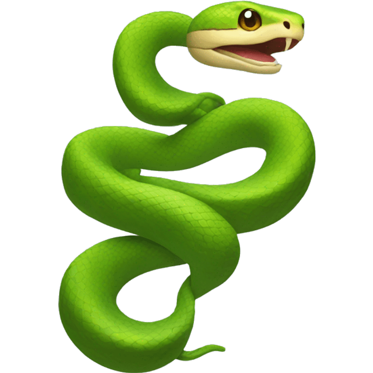 snake around neck emoji