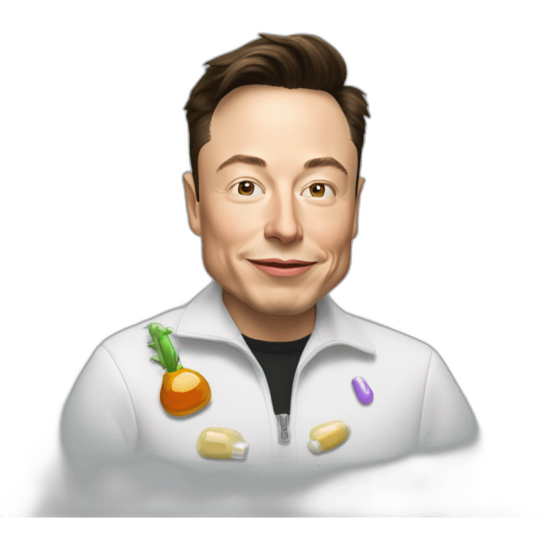 elon musk doing drugs, for educational purposes only, inclusiveness and positive, LGTBQ+ emoji