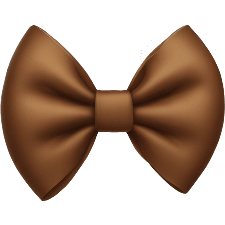 Brown bow emoji