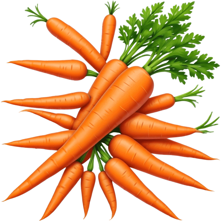 portrait of carrot emoji