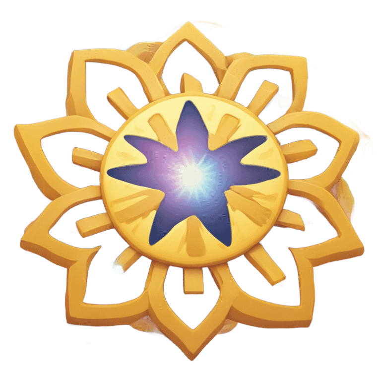 Symbol for universal positive energy  emoji