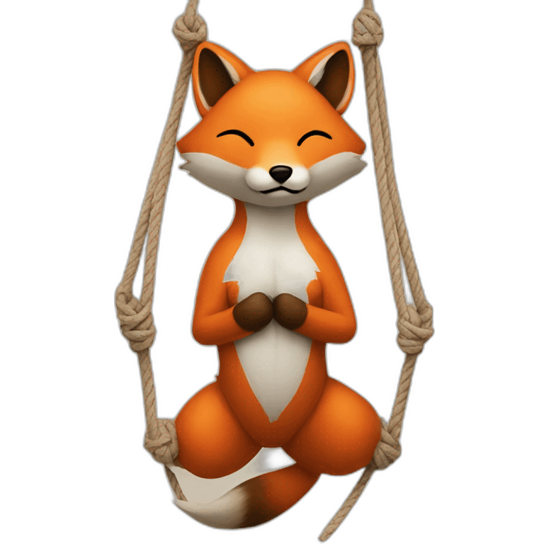 Fox shibari emoji