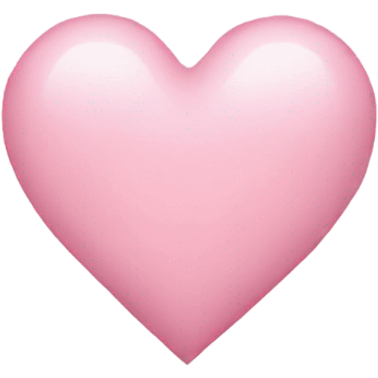 light pink heart  emoji