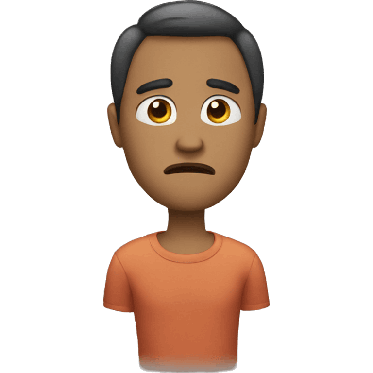 DISAPPOINTED PERSON emoji