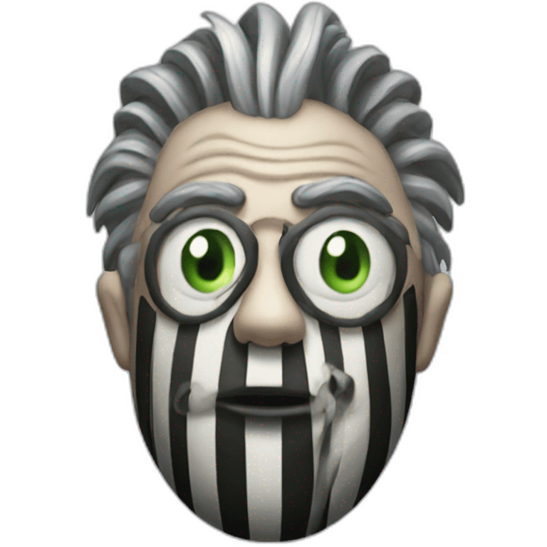 Beetlejuice in smoking  emoji