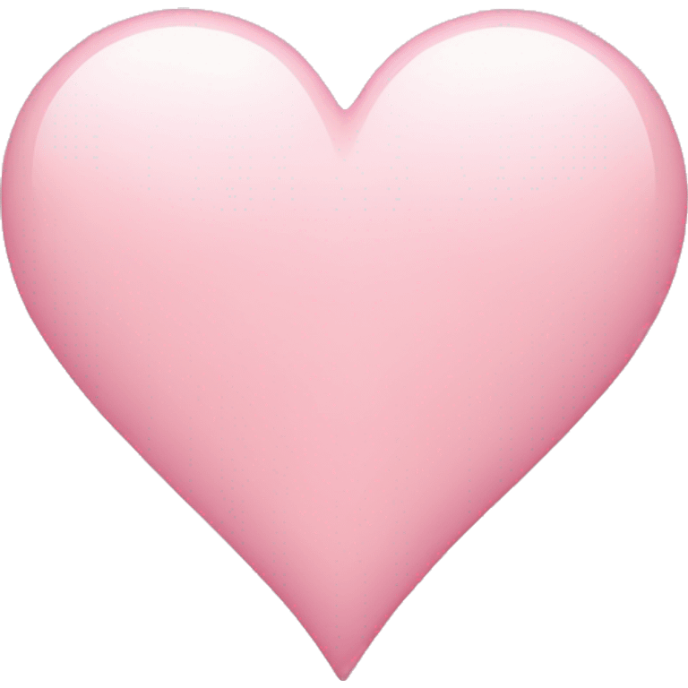 Light pink heart emoji