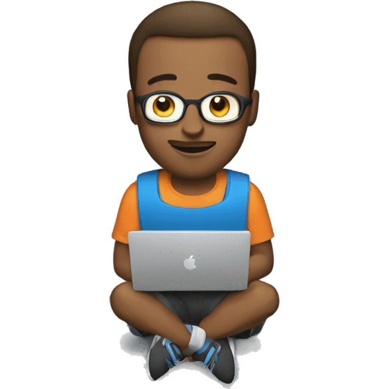 cybersportsman with laptop emoji