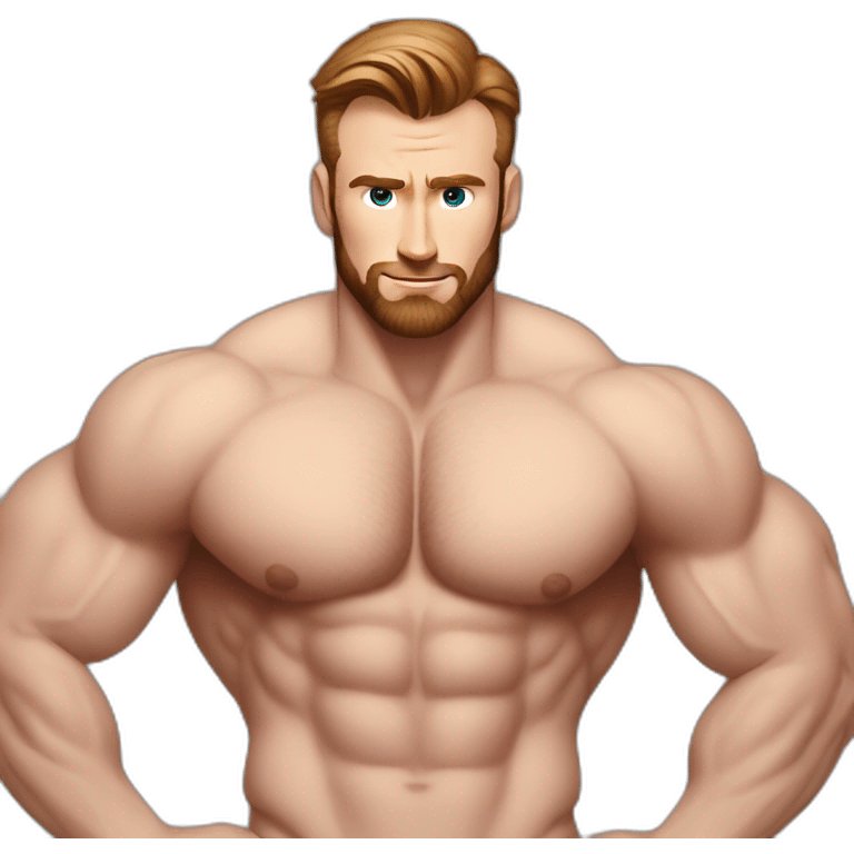 Chris Evans Bodybuilder gigant lgbt emoji