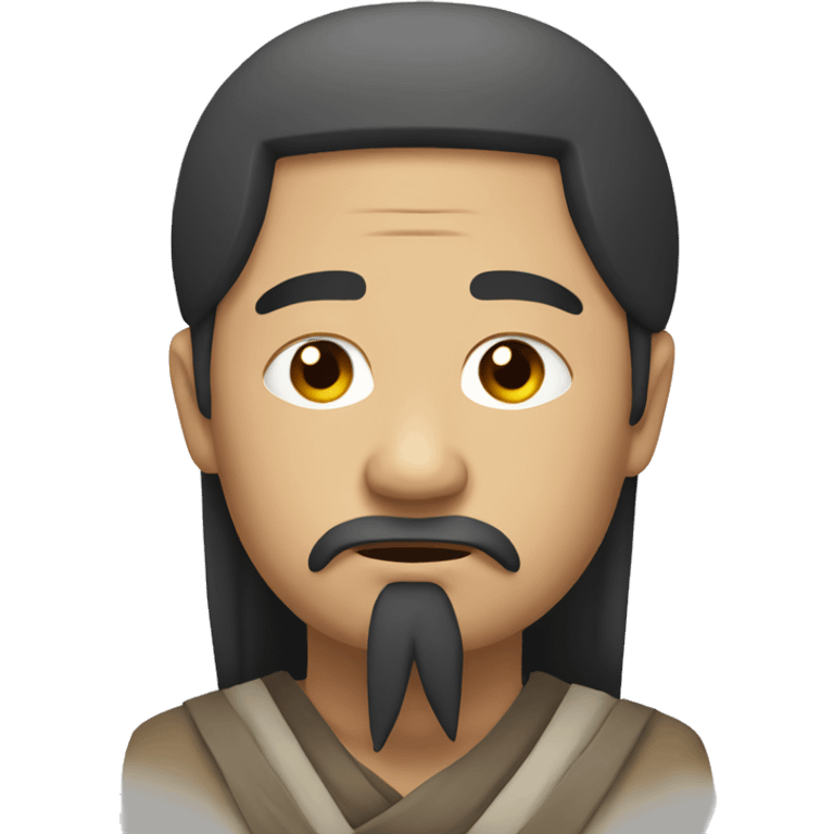 sad ancient asian trader emoji