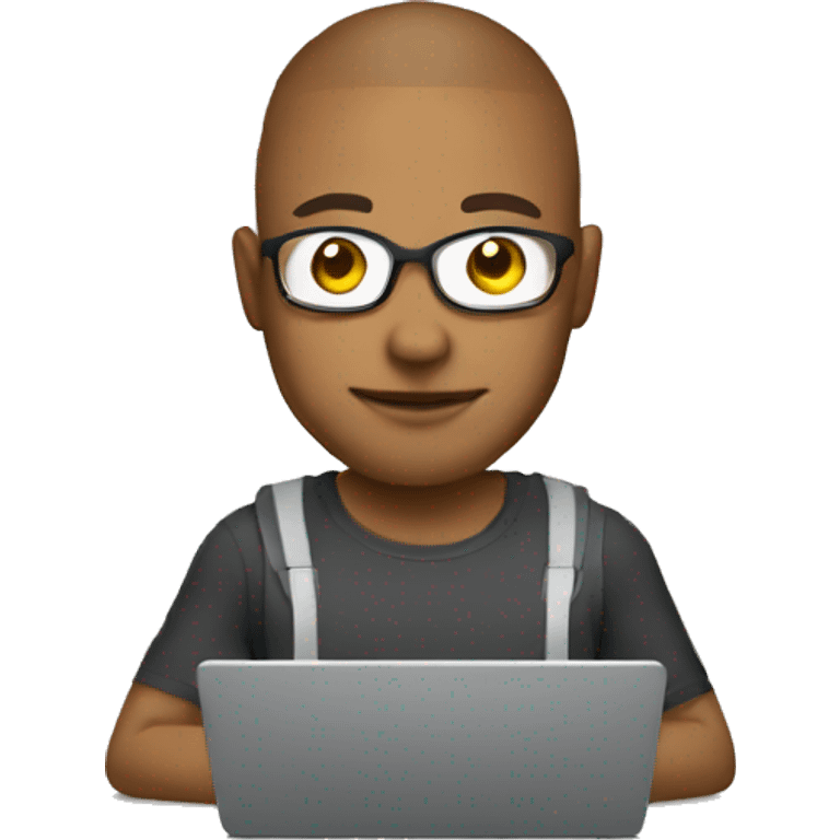 cybersportsman with laptop emoji